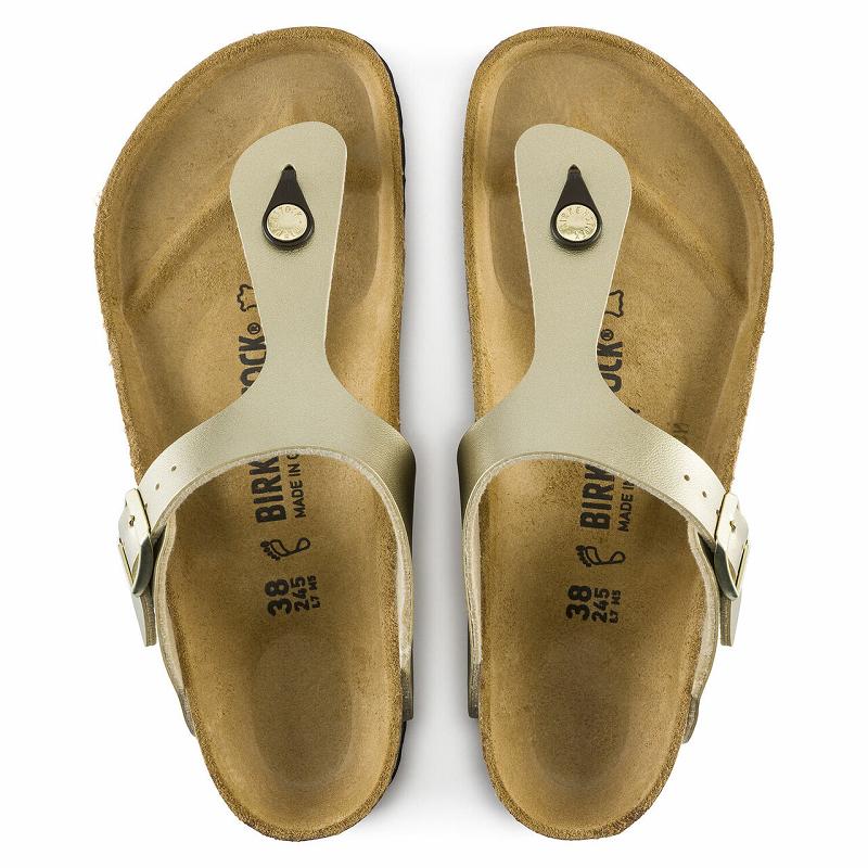 Gizeh Birkenstock Birko-flor Damske Zlate | SK 122XYU